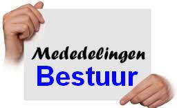 Nieuws van het bestuur
